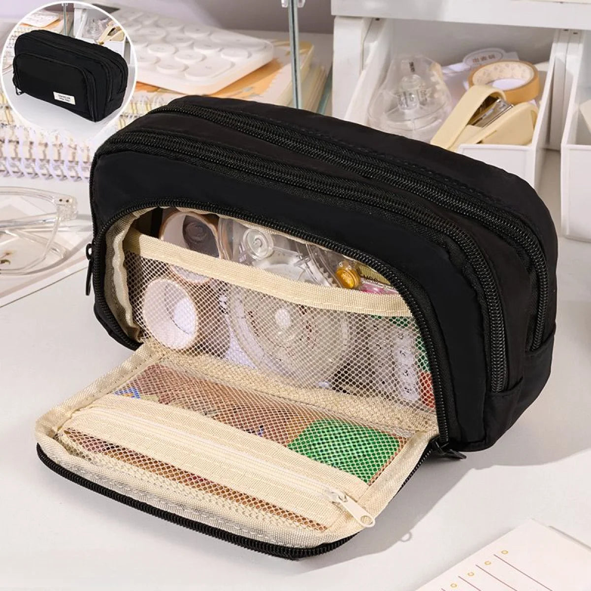  Multi-Layer Pencil Case