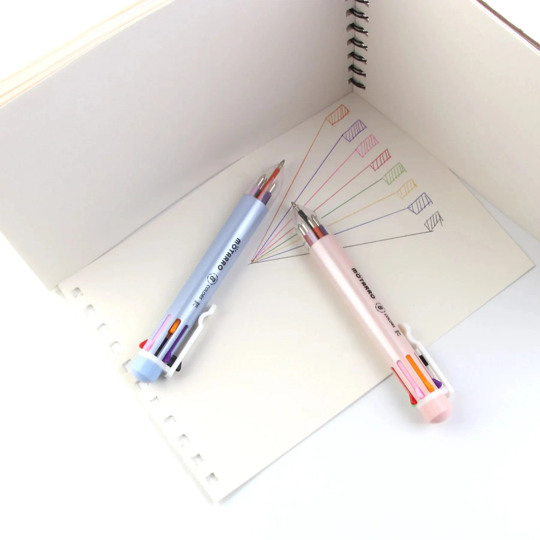 Storage Ball-Point Pen 8 colors