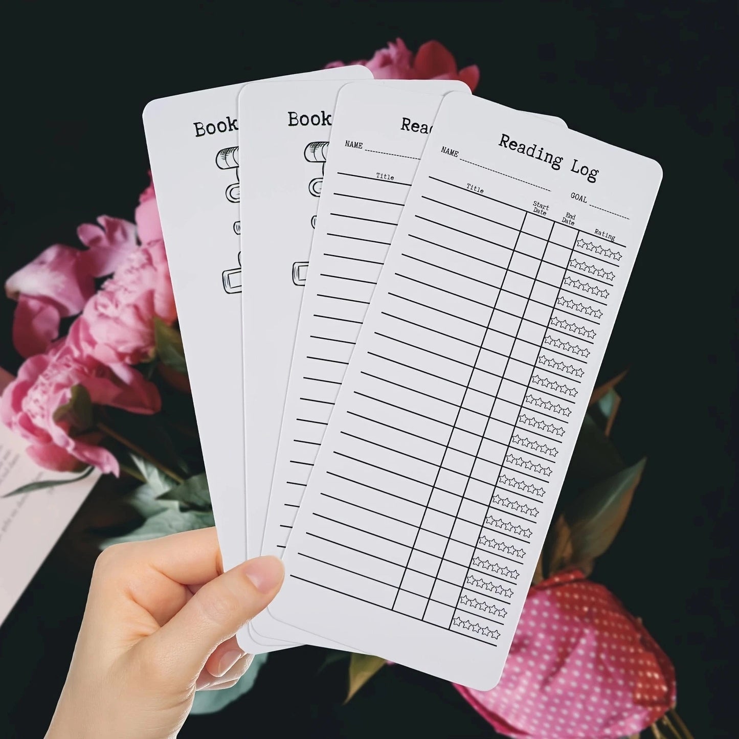 Reading Log & Bookmark Set