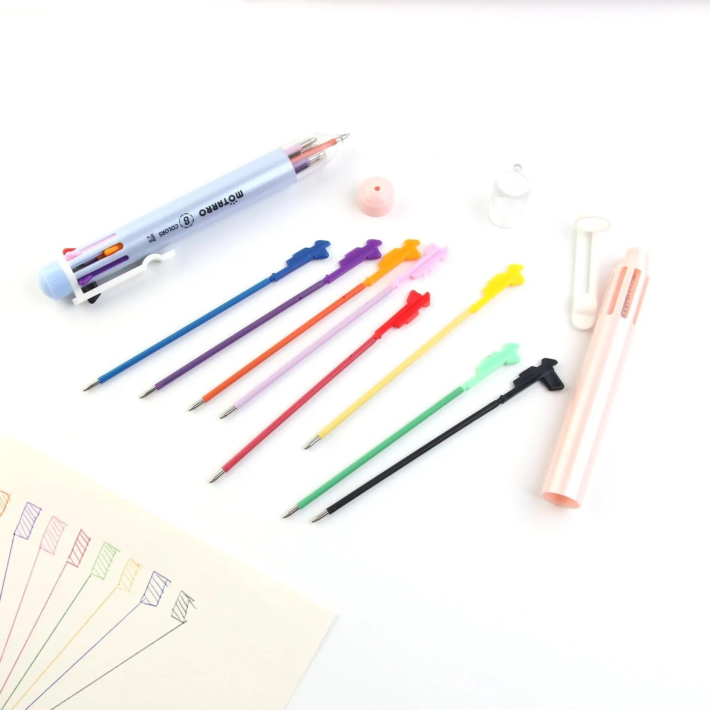 Storage Ball-Point Pen 8 colors