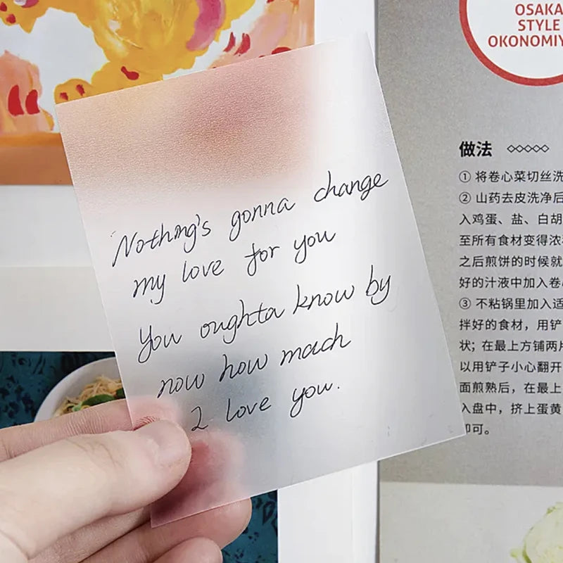 200 Sheets Transparent Sticky Note