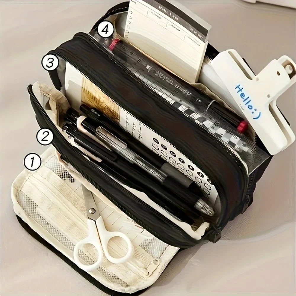  Multi-Layer Pencil Case