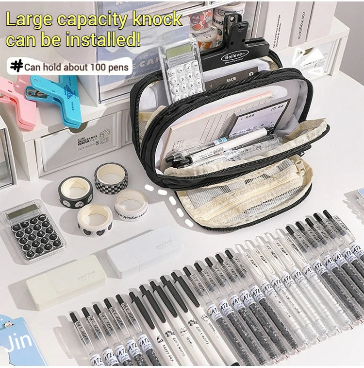  Multi-Layer Pencil Case