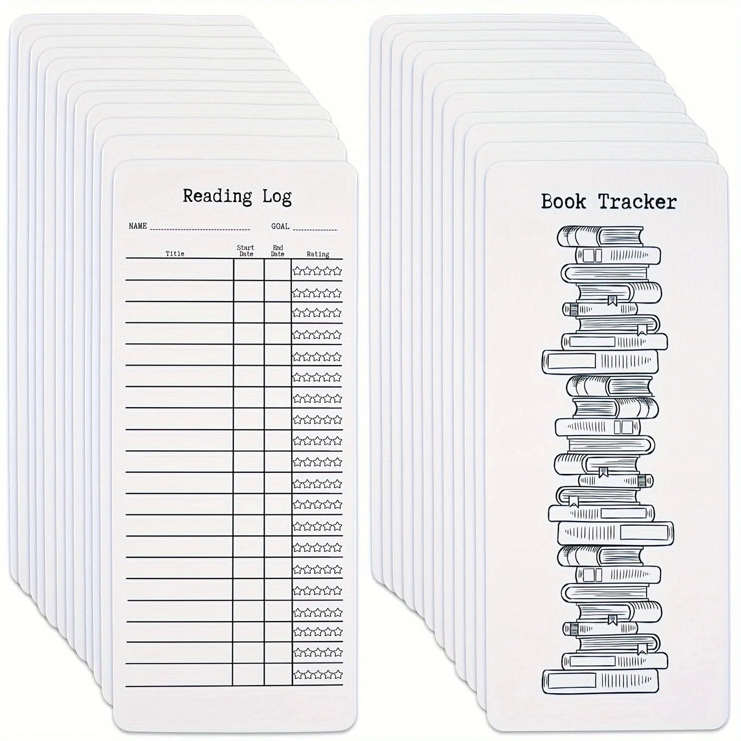 Reading Log & Bookmark Set
