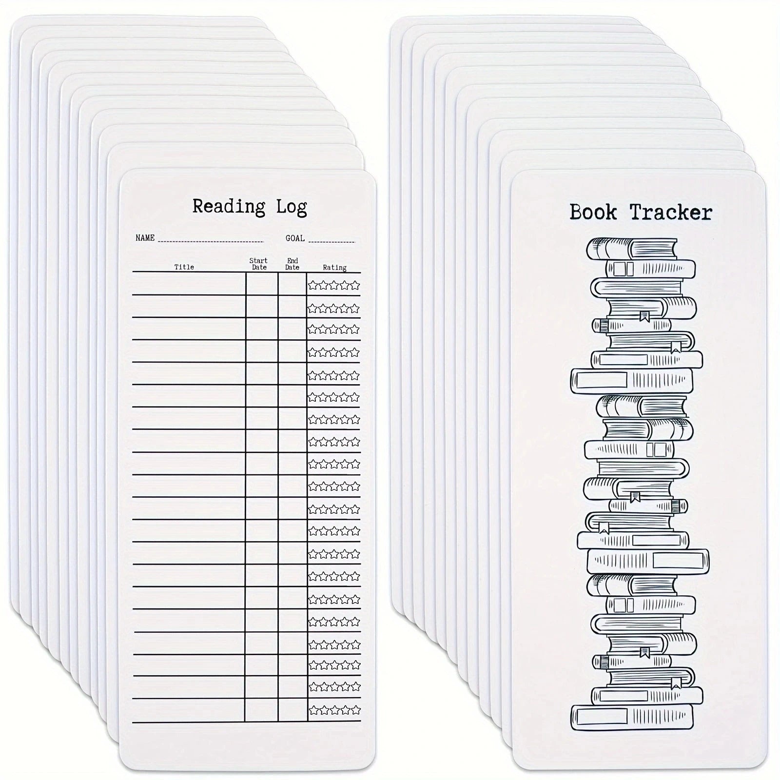 Reading Log & Bookmark Set