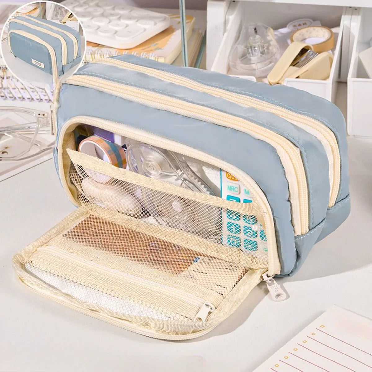  Multi-Layer Pencil Case
