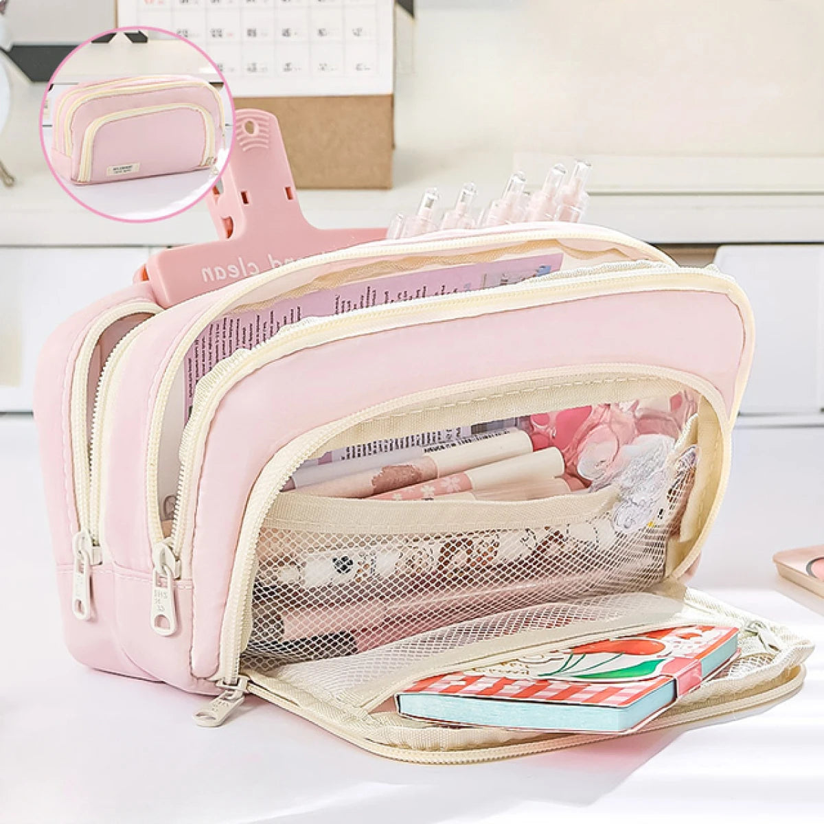  Multi-Layer Pencil Case
